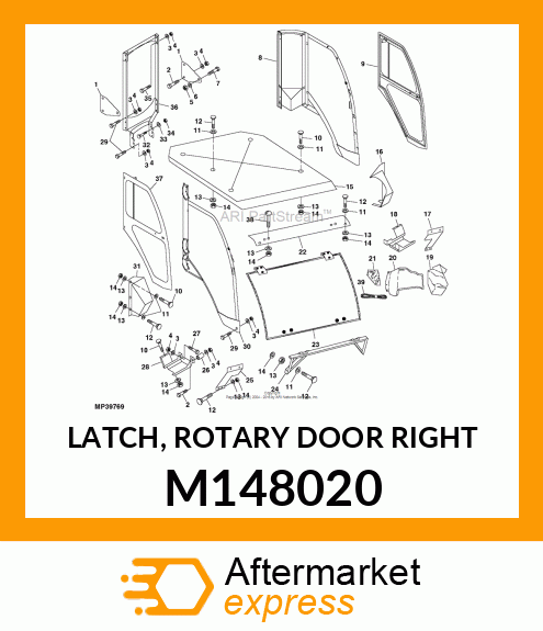 LATCH, ROTARY DOOR RIGHT M148020