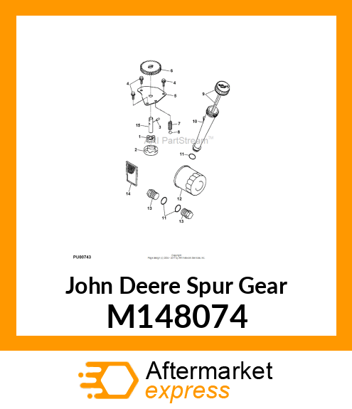 GEAR, SPUR M148074