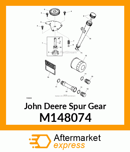 GEAR, SPUR M148074