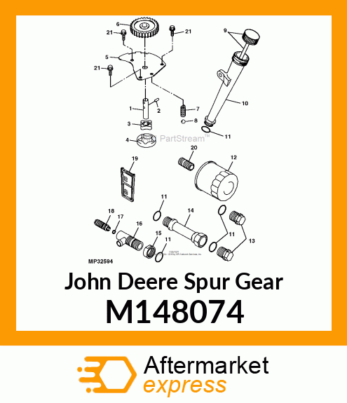 GEAR, SPUR M148074