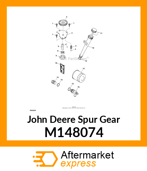 GEAR, SPUR M148074