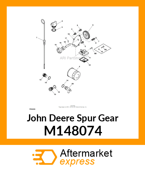 GEAR, SPUR M148074