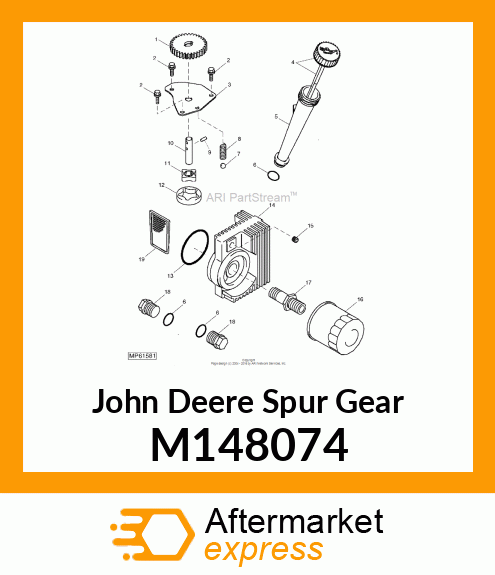 GEAR, SPUR M148074