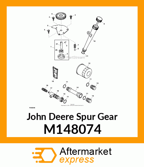 GEAR, SPUR M148074