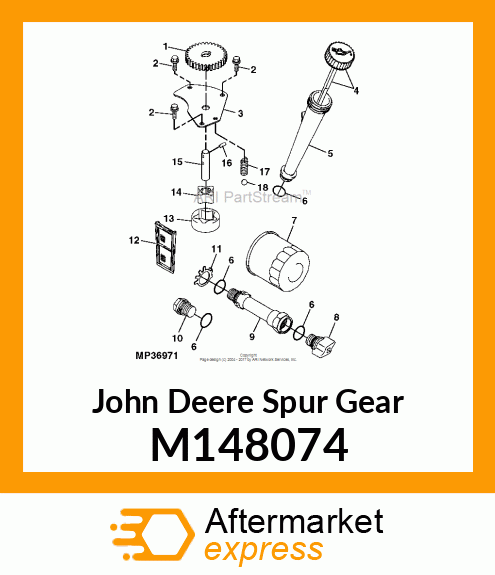 GEAR, SPUR M148074