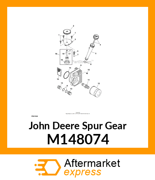 GEAR, SPUR M148074