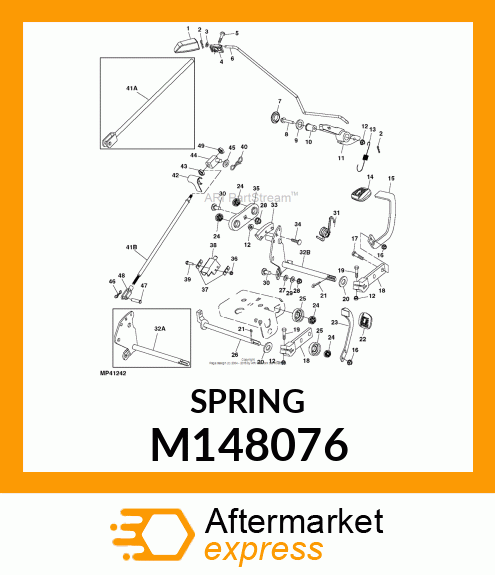 TORSION SPRING, CRUISE M148076