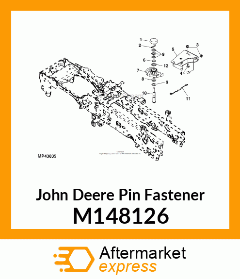 PIN FASTENER, DEPTH STOP CAM M148126