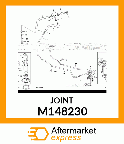 FITTING, FUEL,2.5MM ORIFICE M148230