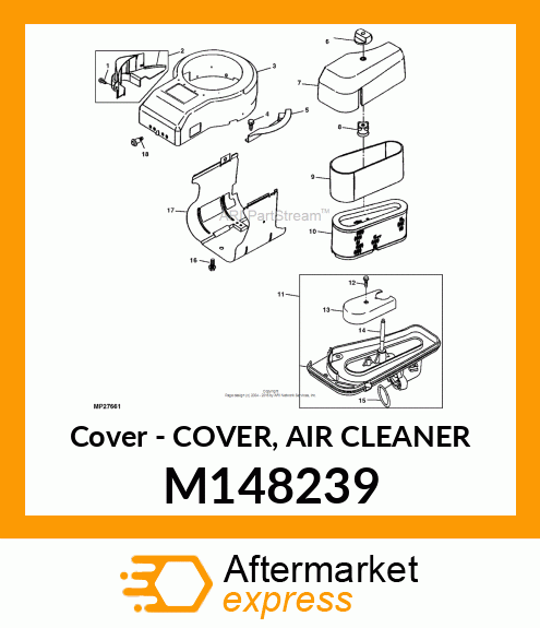 Cover Air Cleaner M148239