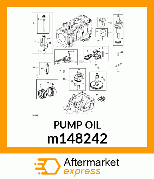 PUMP OIL m148242