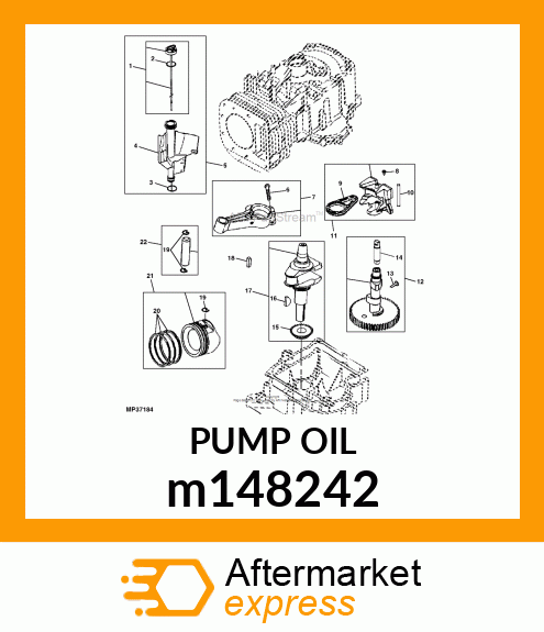 PUMP OIL m148242