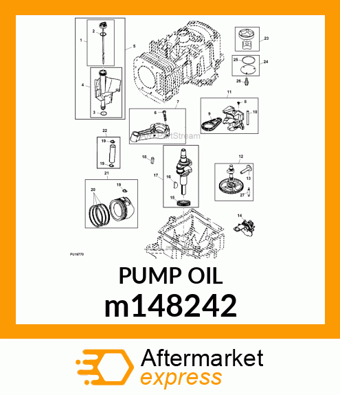 PUMP OIL m148242