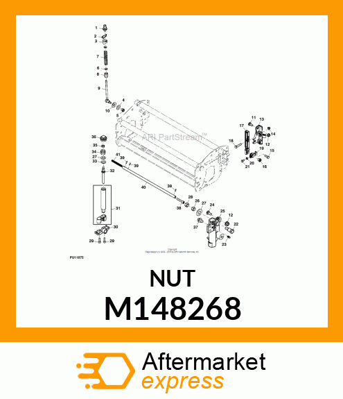 NUT, SELF LOCKING M148268