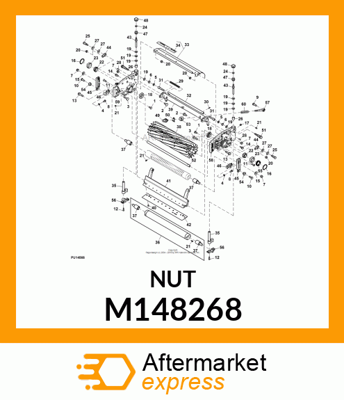 NUT, SELF LOCKING M148268