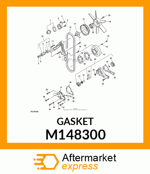 GASKET CARBON SG M148300