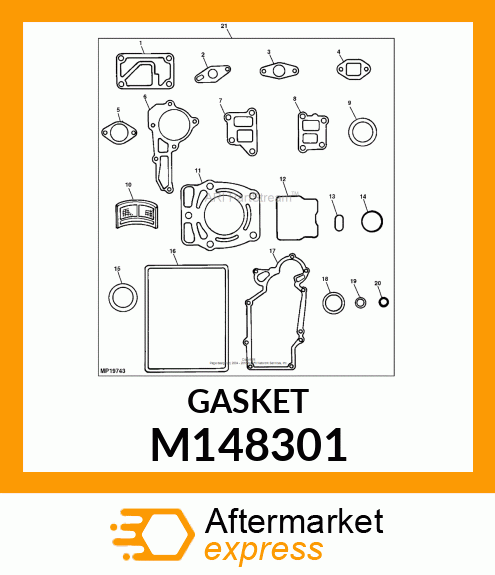 GASKET CARBON SG M148301