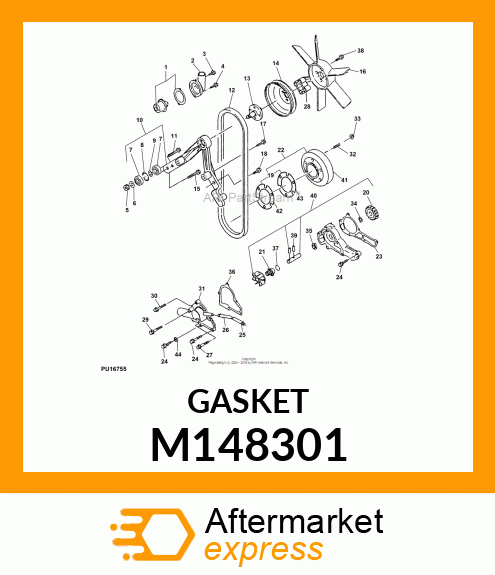 GASKET CARBON SG M148301