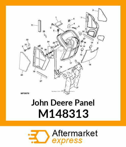 PANEL, (EXPORT) LIGHT SWITCH M148313