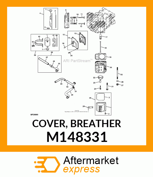 COVER, BREATHER M148331