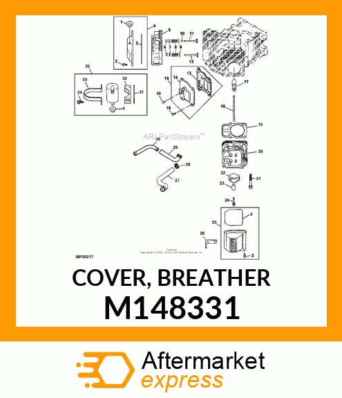 COVER, BREATHER M148331