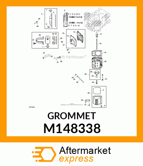 GROMMET, RUBBER M148338