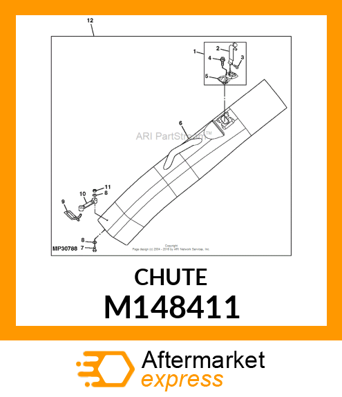 CHUTE, PWR FLW M148411