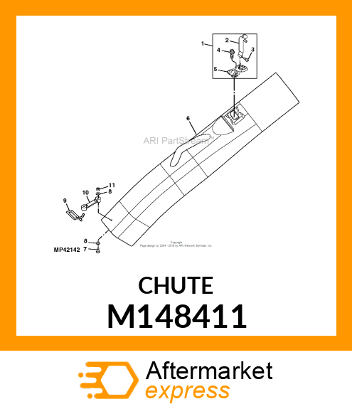 CHUTE, PWR FLW M148411