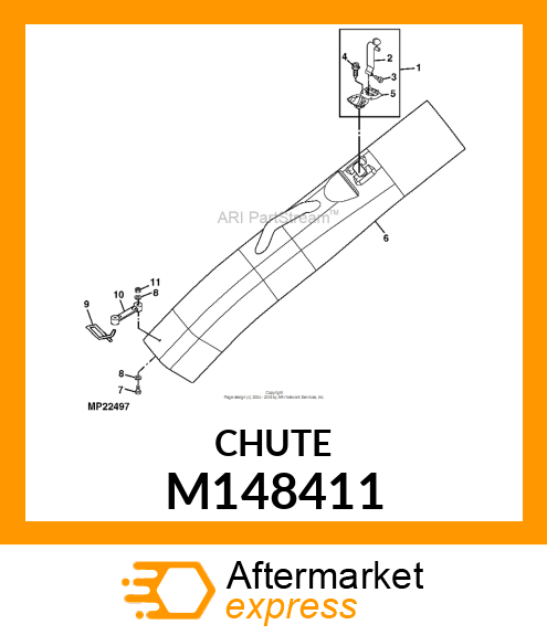 CHUTE, PWR FLW M148411