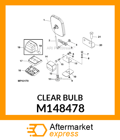 BULB, 3157 EXPORT E M148478