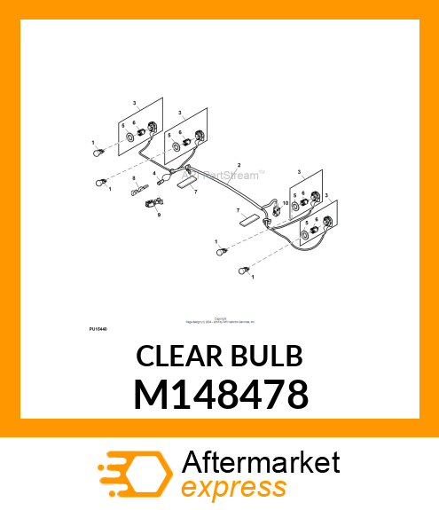 BULB, 3157 EXPORT E M148478