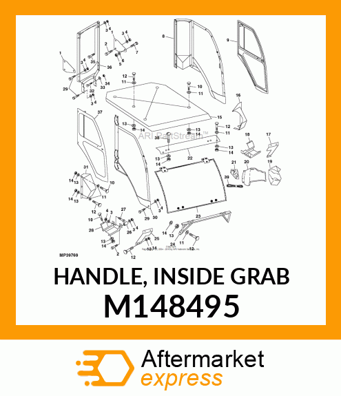 HANDLE, INSIDE GRAB M148495