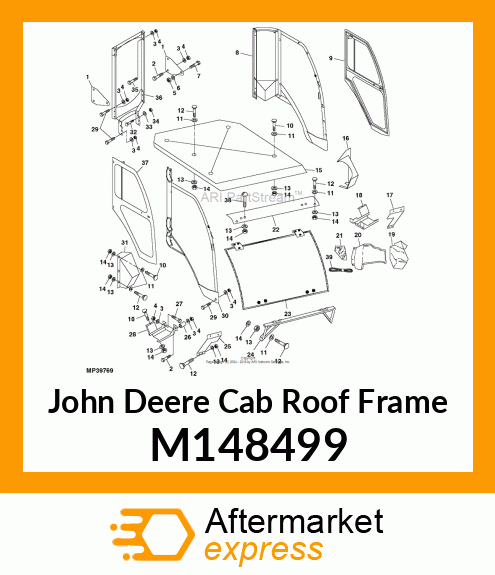 FRAME, REAR PANEL M148499