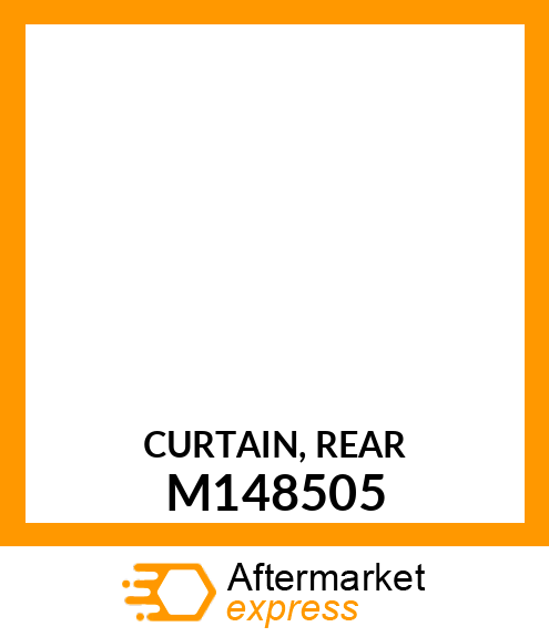 CURTAIN, REAR M148505