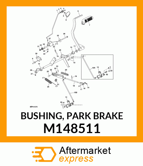 BUSHING, PARK BRAKE M148511