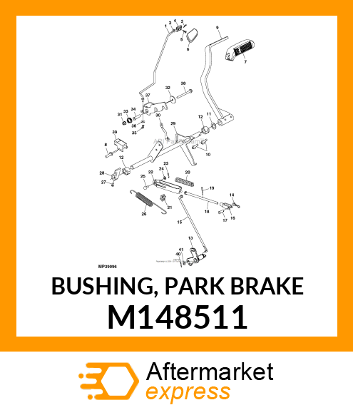 BUSHING, PARK BRAKE M148511