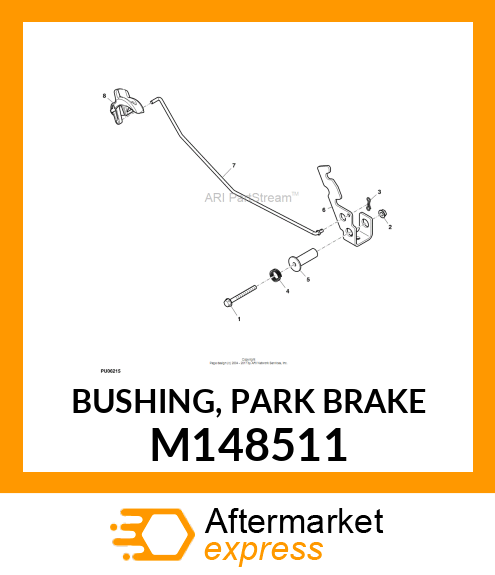 BUSHING, PARK BRAKE M148511