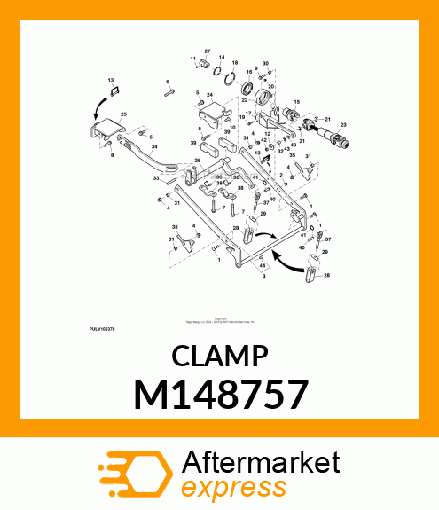 BEARING WITH HOUSING, BLOCK, CLAMP M148757