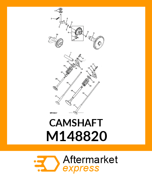 CAMSHAFT M148820