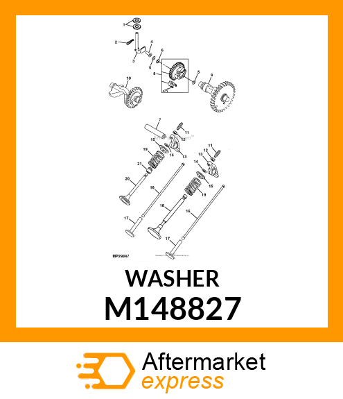 WASHER M148827