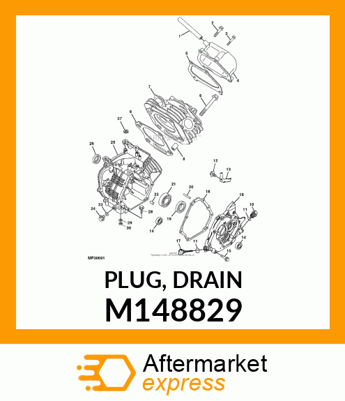 PLUG, DRAIN M148829