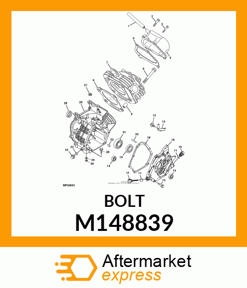 SCREW, CYLINDER HEAD M148839