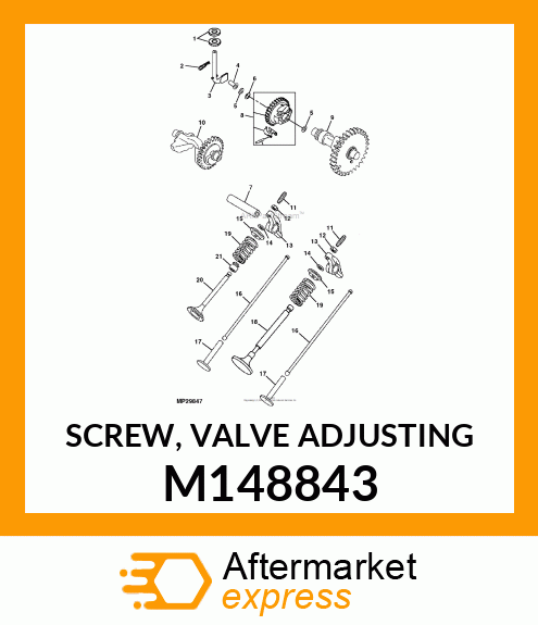 SCREW, VALVE ADJUSTING M148843