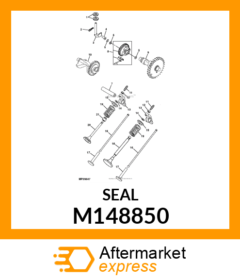 SEAL, VALVE STEM M148850