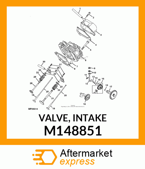 VALVE, INTAKE M148851