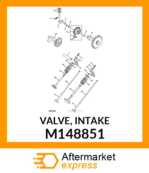 VALVE, INTAKE M148851