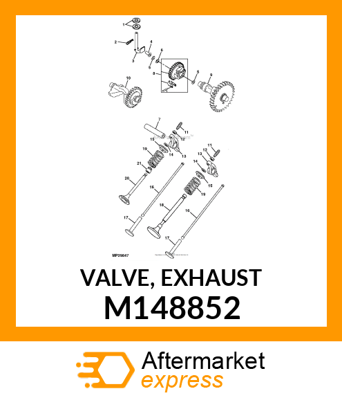 VALVE, EXHAUST M148852