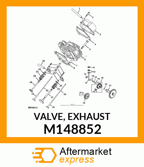 VALVE, EXHAUST M148852