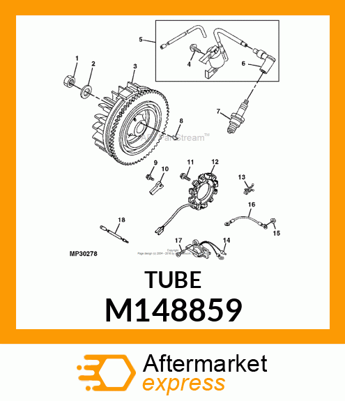 CAP, SPARK PLUG M148859