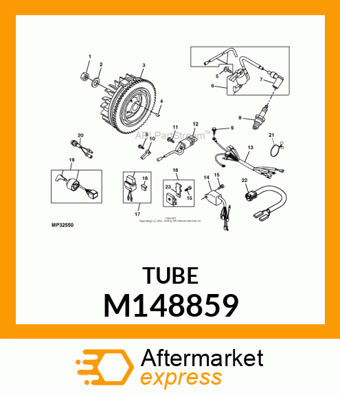 CAP, SPARK PLUG M148859